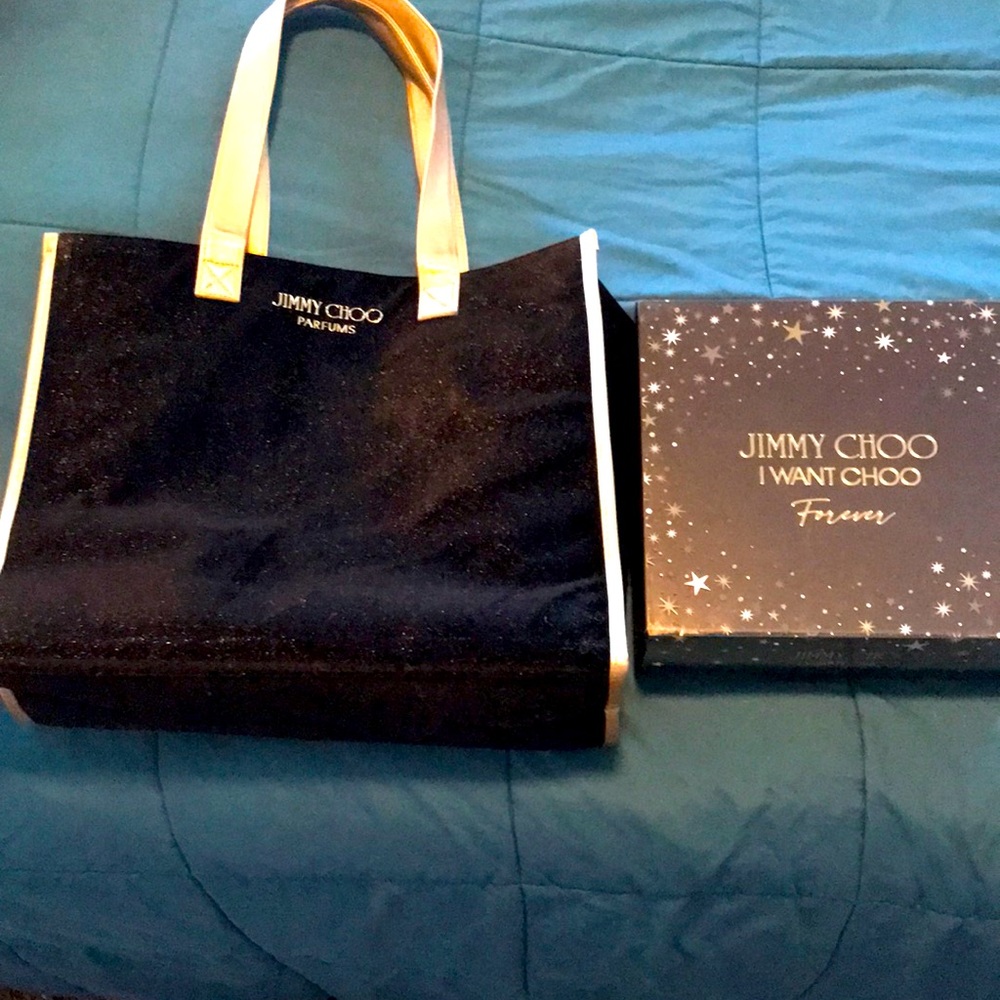 New I want choo forever perfume and bag